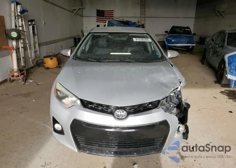 2015 Toyota Corolla L z USA, uszkodzony, nr VIN 2T1BURHE8FC480823